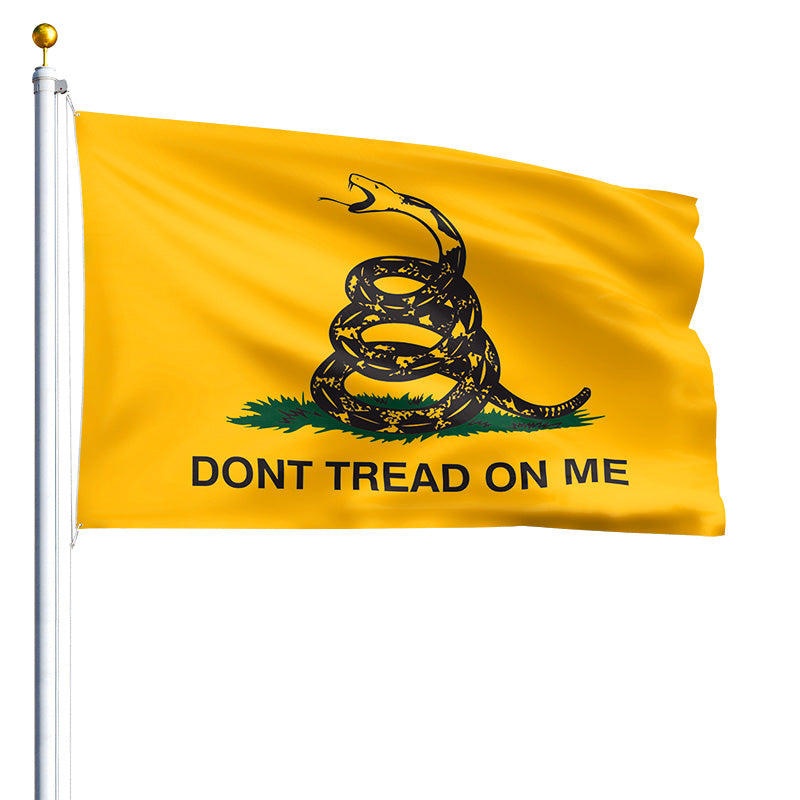 USA Gadsden Flags Brass Grommets 100% Nylon